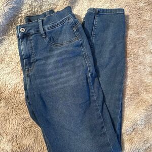 Curve Appeal Blue Skinny Jeans for Women